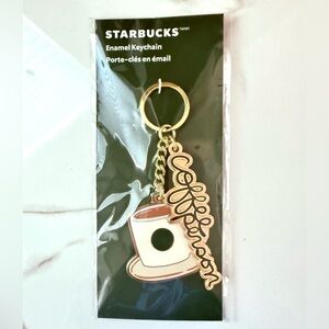 STARBUCKS 2025 Coffee Person Limited Edition Keychain NWT